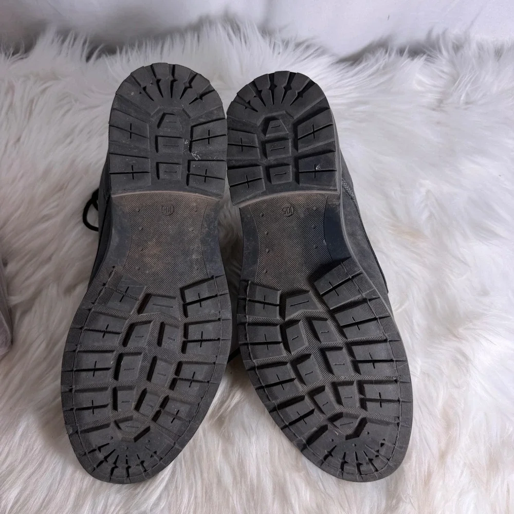 Joe's Jeans Cappy Mens Grey Distressed Cap Toe Ankle Boots Size 10.5 JOE8016A-2‎